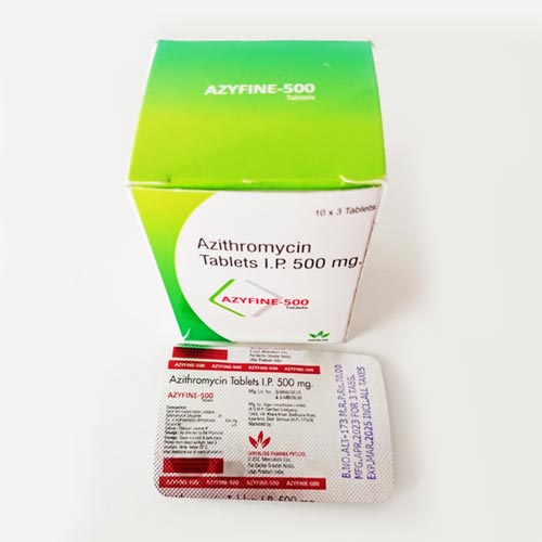 Azitrhomycin Tablets